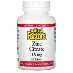 Zinkcitrat 15 mg 90 Tablette, Vegan
