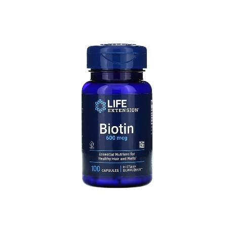 Biotin 600 mg 100 Kapseln, Life Extension