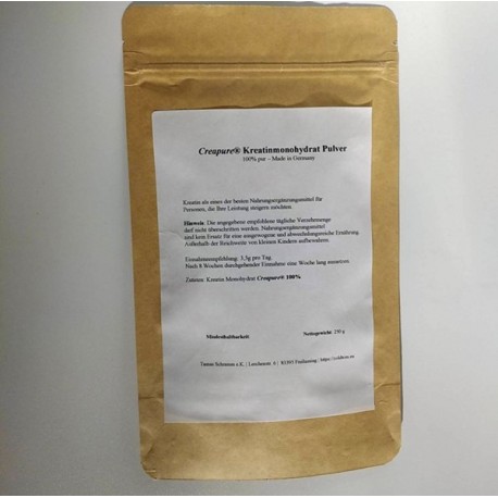 Creapure® Kreatin Monohydrat Pulver -  100 gr und 250 gr